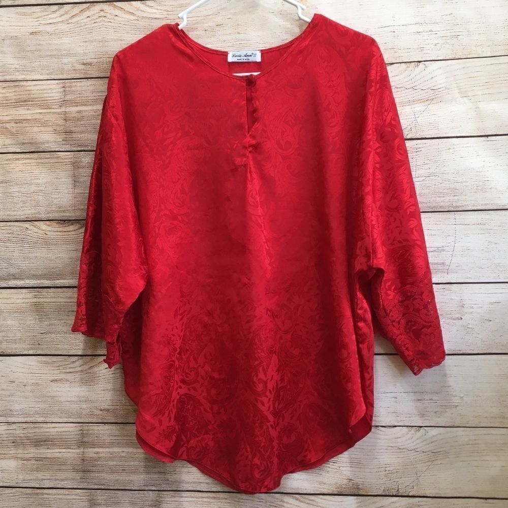 VINTAGE LUCIE ANN II PAJAMAS IN RED‎ - Picture 3 of 12